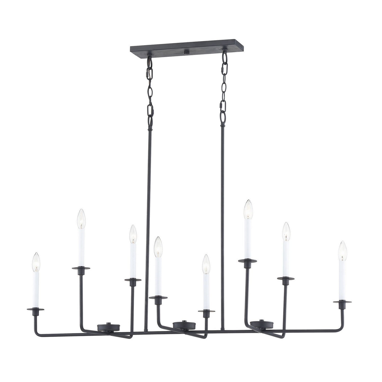 ELK Home - CN340826 - Eight Light Chandelier - Lexington Green - Matte Black