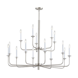 ELK Home - CN3415822 - 15 Light Chandelier - Lexington Green - Brushed Nickel