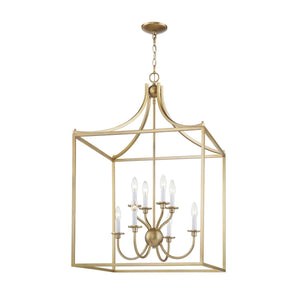 ELK Home - CN700818 - Eight Light Chandelier - Prescott - Warm Brass