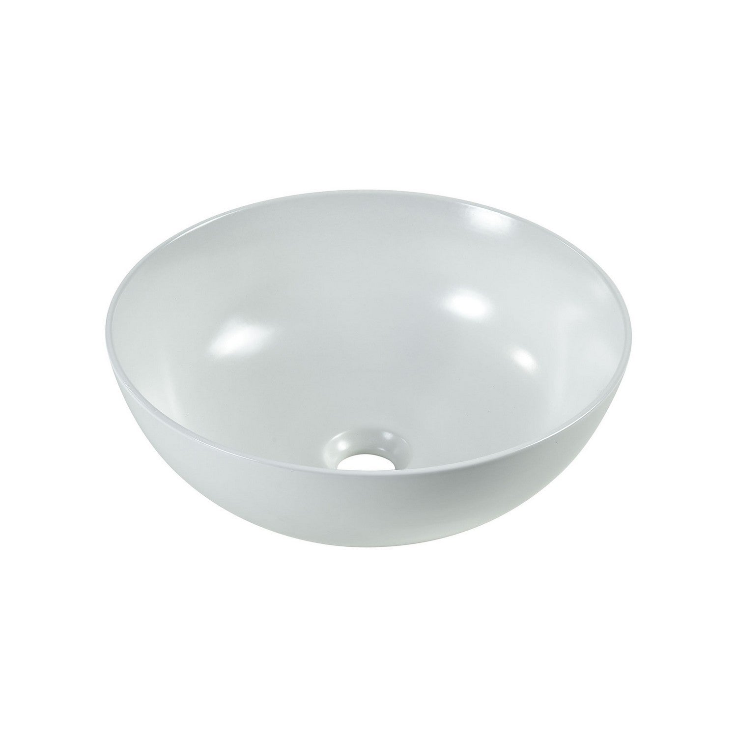 ELK Home - CVE152RDMW - Vessel Sink - Ceramic Vessel Sink - Matte White