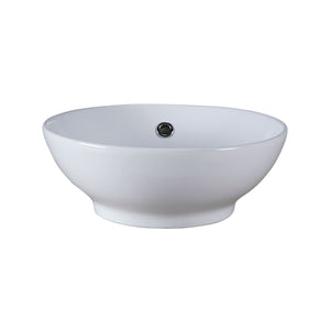 ELK Home - CVE160RD - Vessel Sink - Ceramic Vessel Sink - White