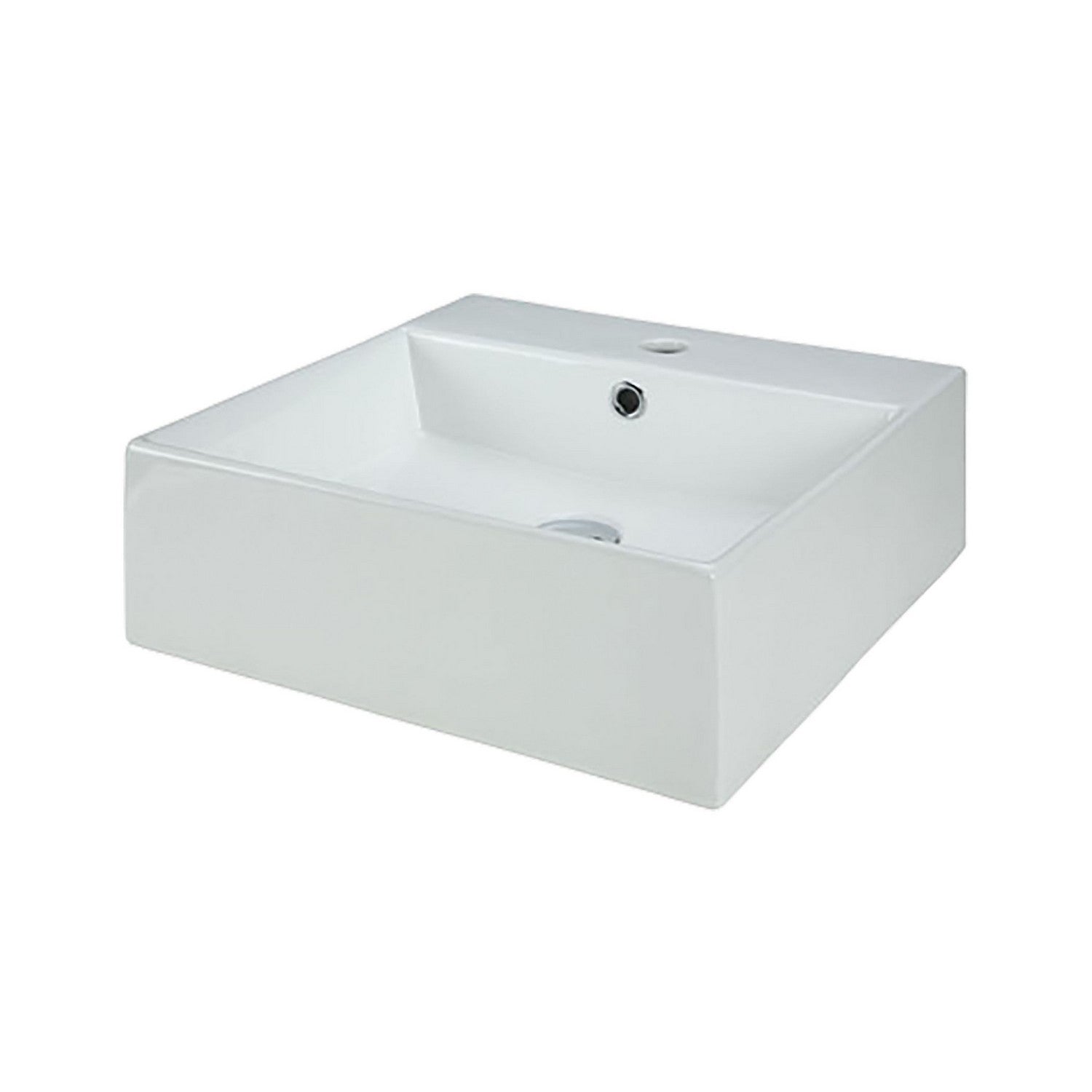 ELK Home - CVE189SQ - Vessel Sink - Ceramic Vessel Sink - White