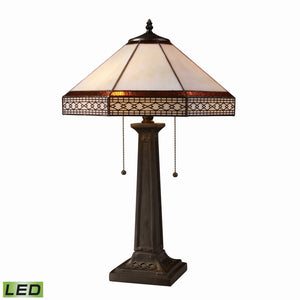 ELK Home - D1858-LED - LED Table Lamp - Stone Filigree - Tiffany Bronze