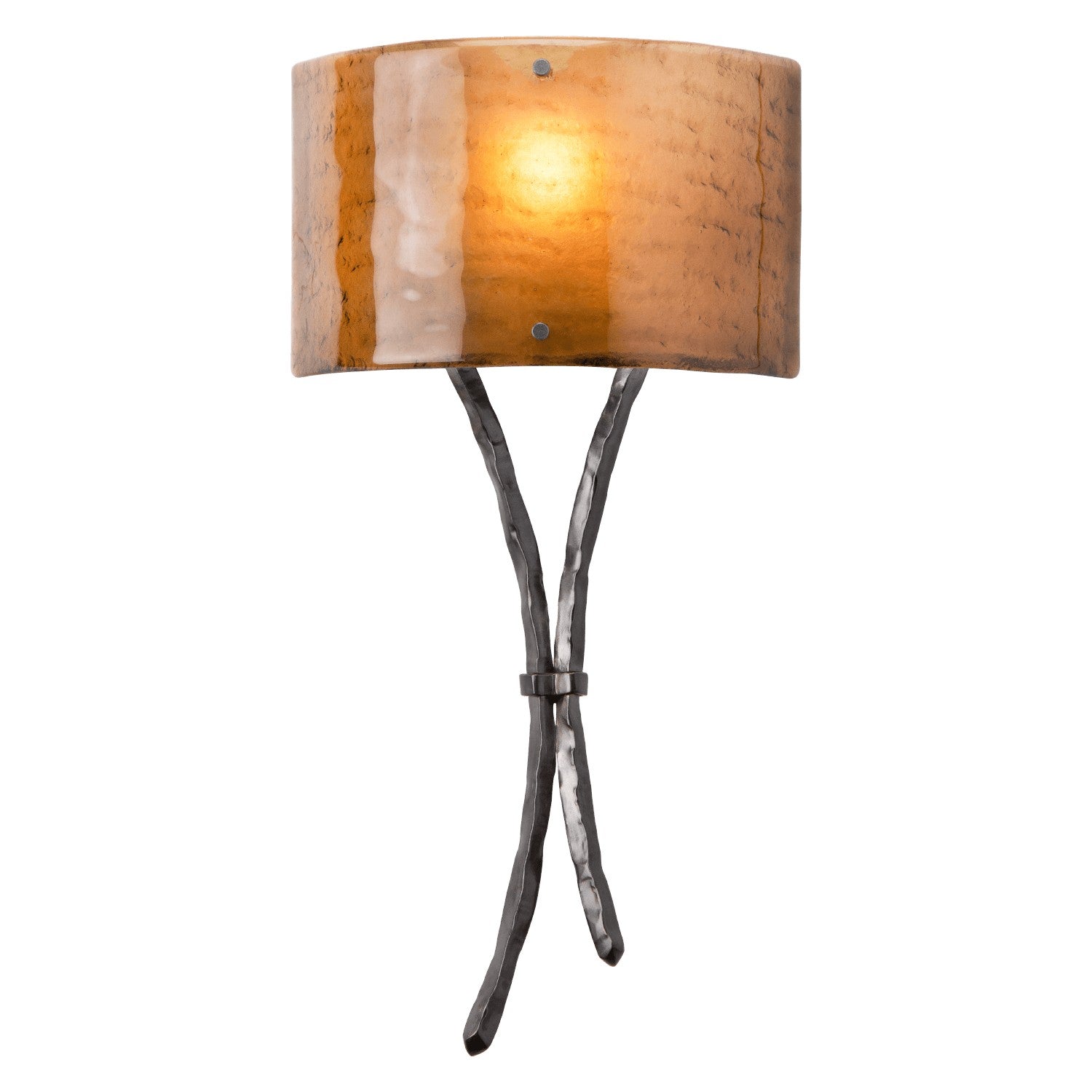 Hammerton Studio - CSB0032-0B-NB-IW-E2 - One Light Wall Sconce - Ironwood - Novel Brass