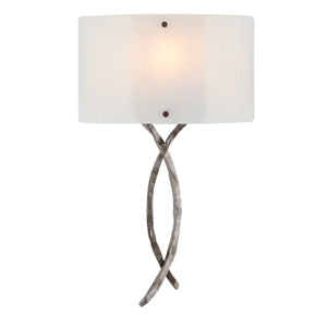 Hammerton Studio - CSB0032-0C-BS-BG-E2 - One Light Wall Sconce - Ironwood - Beige Silver