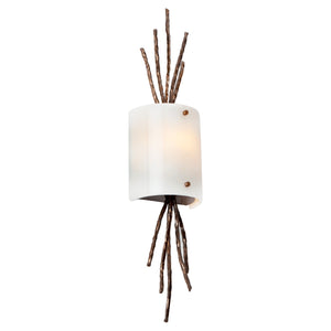 Hammerton Studio - CSB0032-0D-BS-FG-E2 - One Light Wall Sconce - Ironwood - Beige Silver