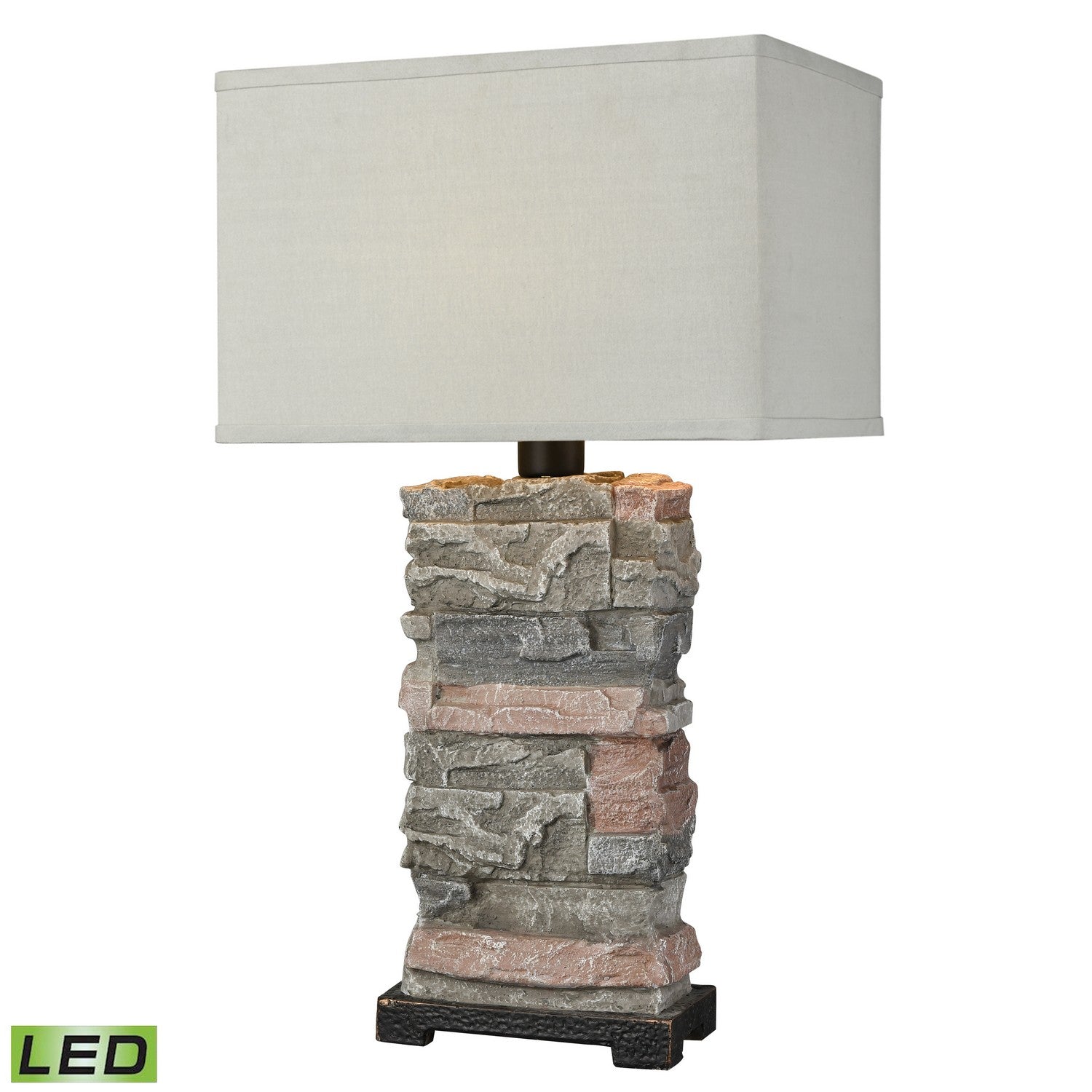 ELK Home - D3975-LED - LED Table Lamp - Terra Firma - Stone