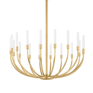 Corbett Lighting - 481-28-VB - LED Chandelier - Amalthea - Vintage Brass