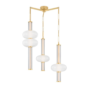 Corbett Lighting - 482-37-VB - LED Chandelier - Corbin - Vintage Brass