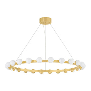 Corbett Lighting - 484-45-VB - LED Chandelier - Linus - Vintage Brass