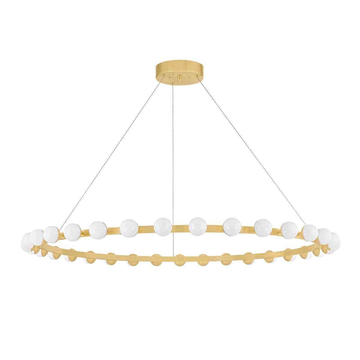 Corbett Lighting - 484-60-VB - LED Chandelier - Linus - Vintage Brass