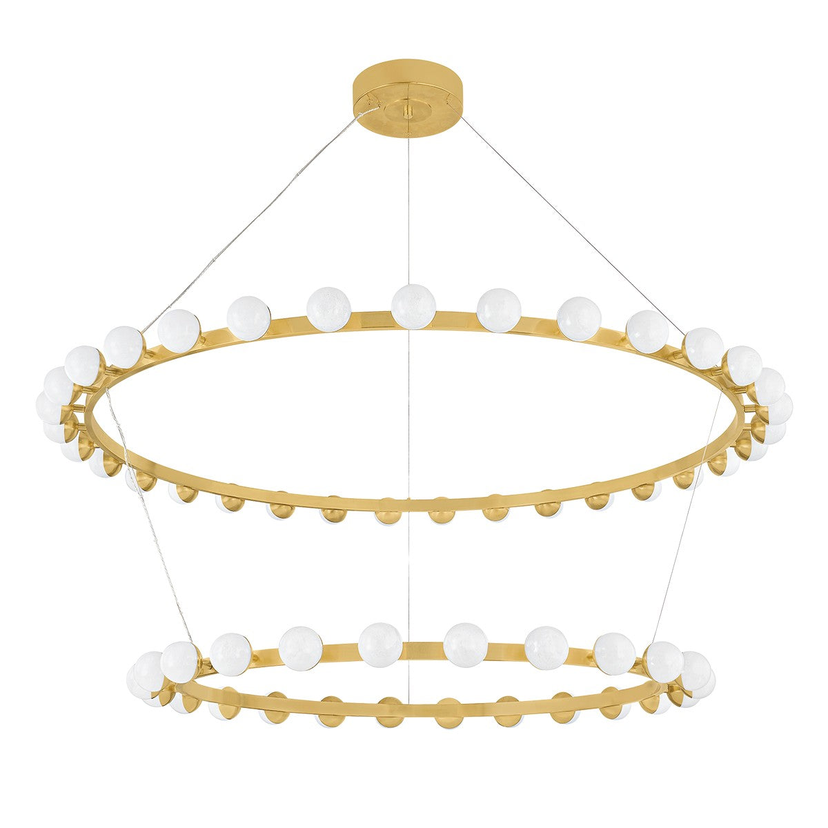 Corbett Lighting - 484-61-VB - LED Chandelier - Linus - Vintage Brass