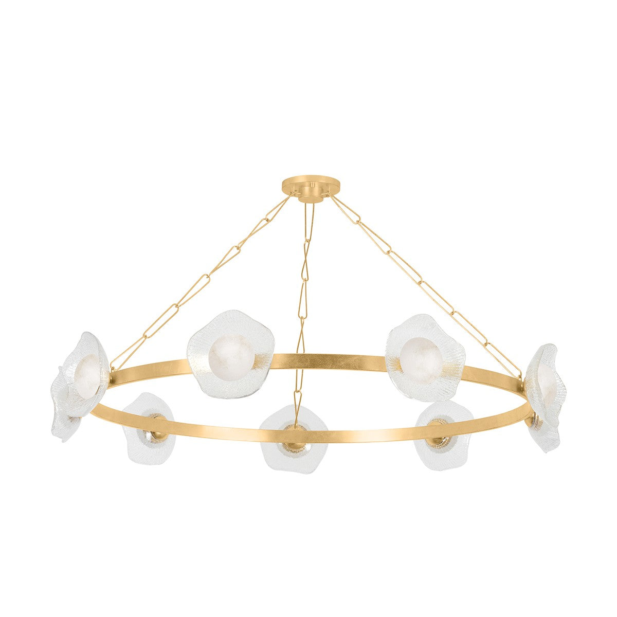 Corbett Lighting - 485-61-VGL - LED Chandelier - Almandine - Vintage Gold Leaf