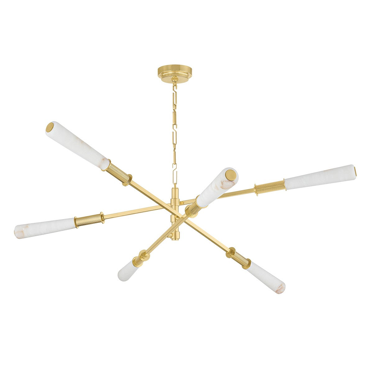 Corbett Lighting - 490-60-VPB - LED Chandelier - Dashiell - Vintage Polished Brass