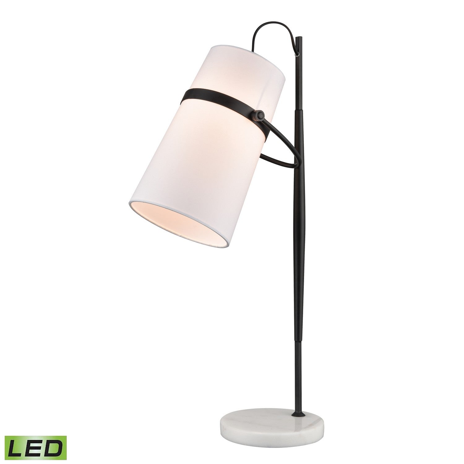 ELK Home - D4191-LED - LED Table Lamp - Banded Shade - Matte Black