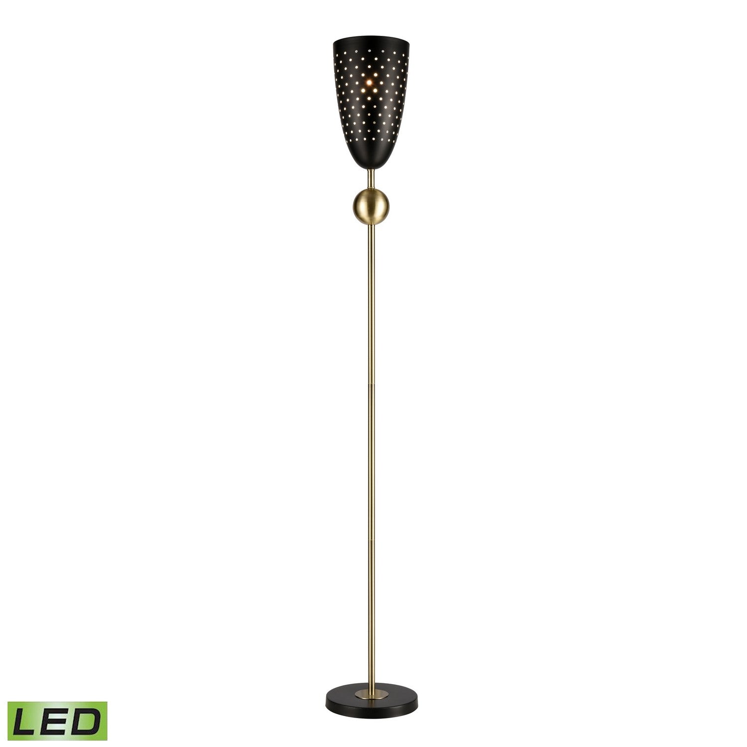 ELK Home - D4691-LED - LED Floor Lamp - Amulet - Black