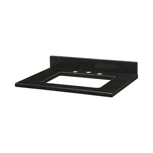 ELK Home - GRUT25RBK - Stone Top - Stone Vanity Top - Undermount Sink - Black