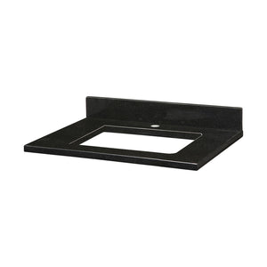 ELK Home - GRUT25RBK-1 - Stone Top - Stone Vanity Top - Undermount Sink - Black