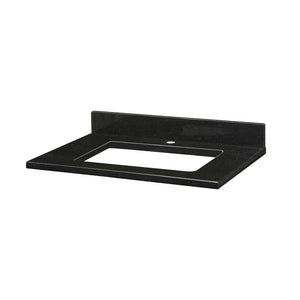 ELK Home - GRUT31RBK-1 - Stone Top - Stone Vanity Top - Undermount Sink - Black