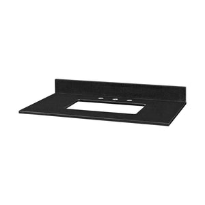 ELK Home - GRUT37RBK - Stone Top - Stone Vanity Top - Undermount Sink - Black