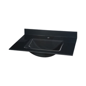 ELK Home - GST250BK - Rectangular Bowl - Glass Vanity Top - Black