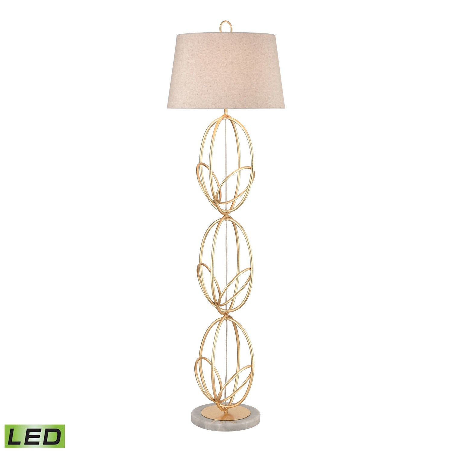 ELK Home - H0019-7988-LED - LED Floor Lamp - Morely - Gold Leaf