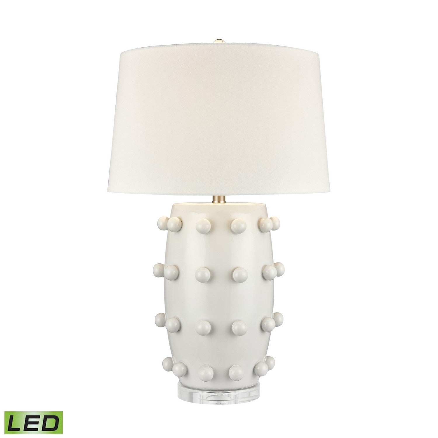 ELK Home - H0019-9501-LED - LED Table Lamp - Torny - White Glazed