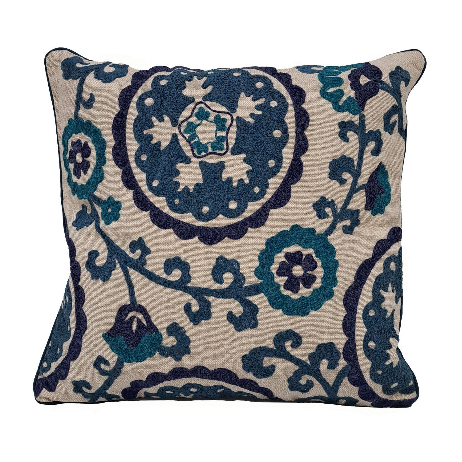 ELK Home - HVT0897-10584 - Pillow - Blue Suzani - Blue