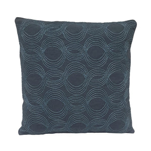 ELK Home - HVT0897-9980 - Pillow - Embroidered Wave - Blue