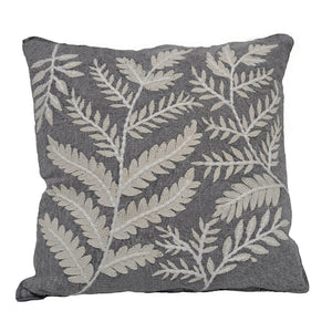 ELK Home - HVT0897-9981 - Pillow - Embroidered Fern - Gray