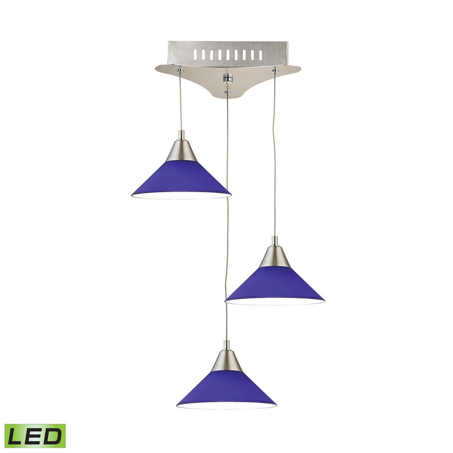 ELK Home - LCA103-7-16M - LED Mini Pendant - Cono - Satin Nickel