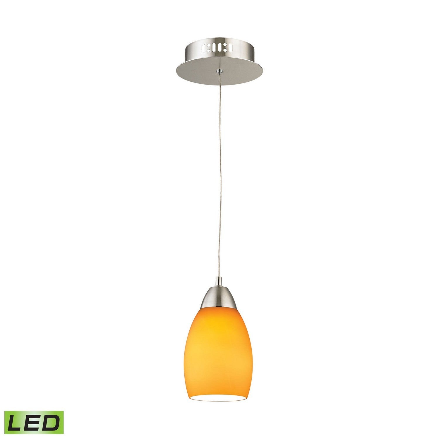 ELK Home - LCA201-8-16M - LED Mini Pendant - Buro - Satin Nickel