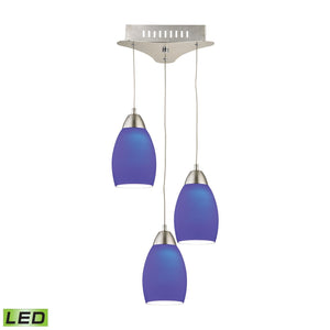 ELK Home - LCA203-7-16M - LED Mini Pendant - Buro - Satin Nickel