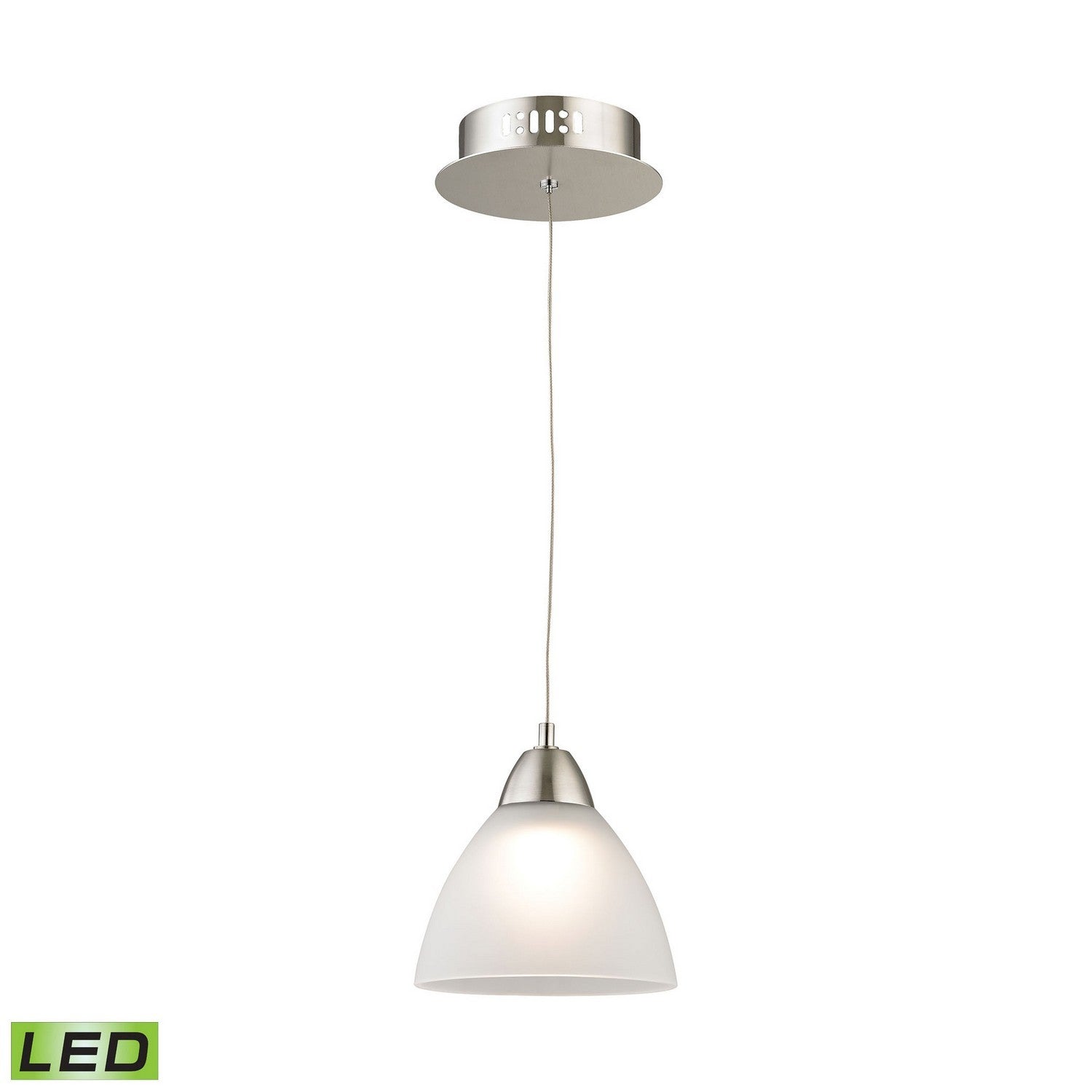 ELK Home - LCA301-10-16M - LED Mini Pendant - Piatto - Satin Nickel