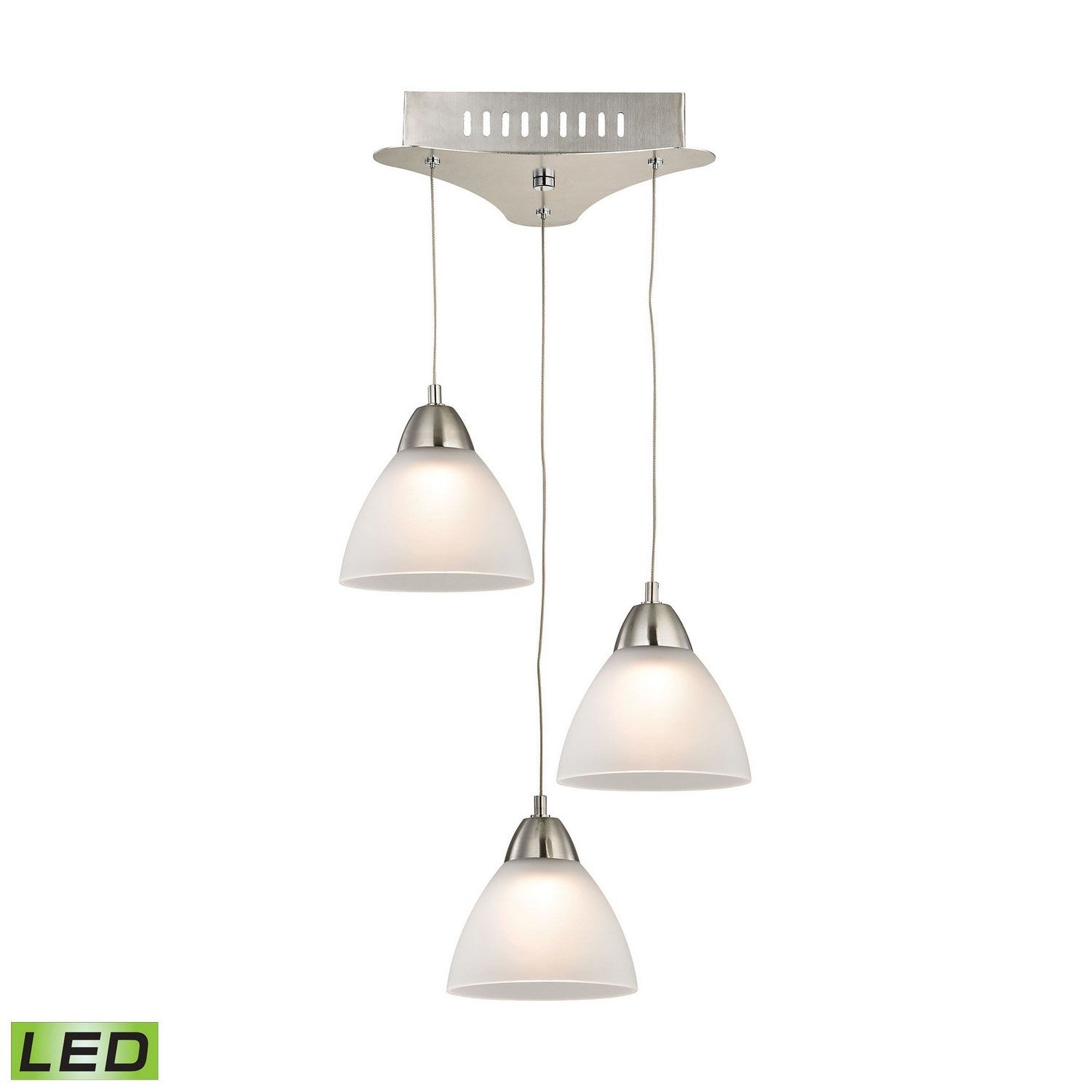 ELK Home - LCA303-10-16M - LED Mini Pendant - Piatto - Satin Nickel