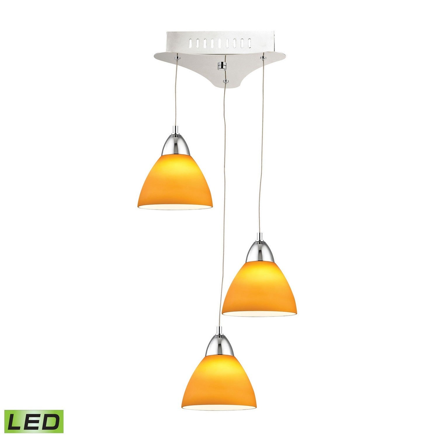 ELK Home - LCA303-8-15 - LED Mini Pendant - Piatto - Chrome