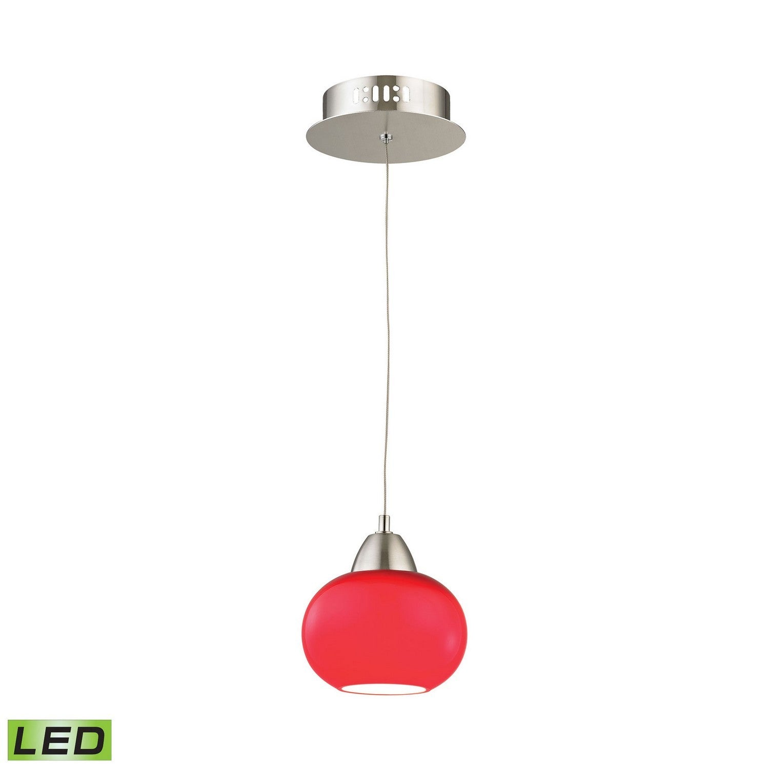 ELK Home - LCA401-11-16M - LED Mini Pendant - Ciotola - Satin Nickel