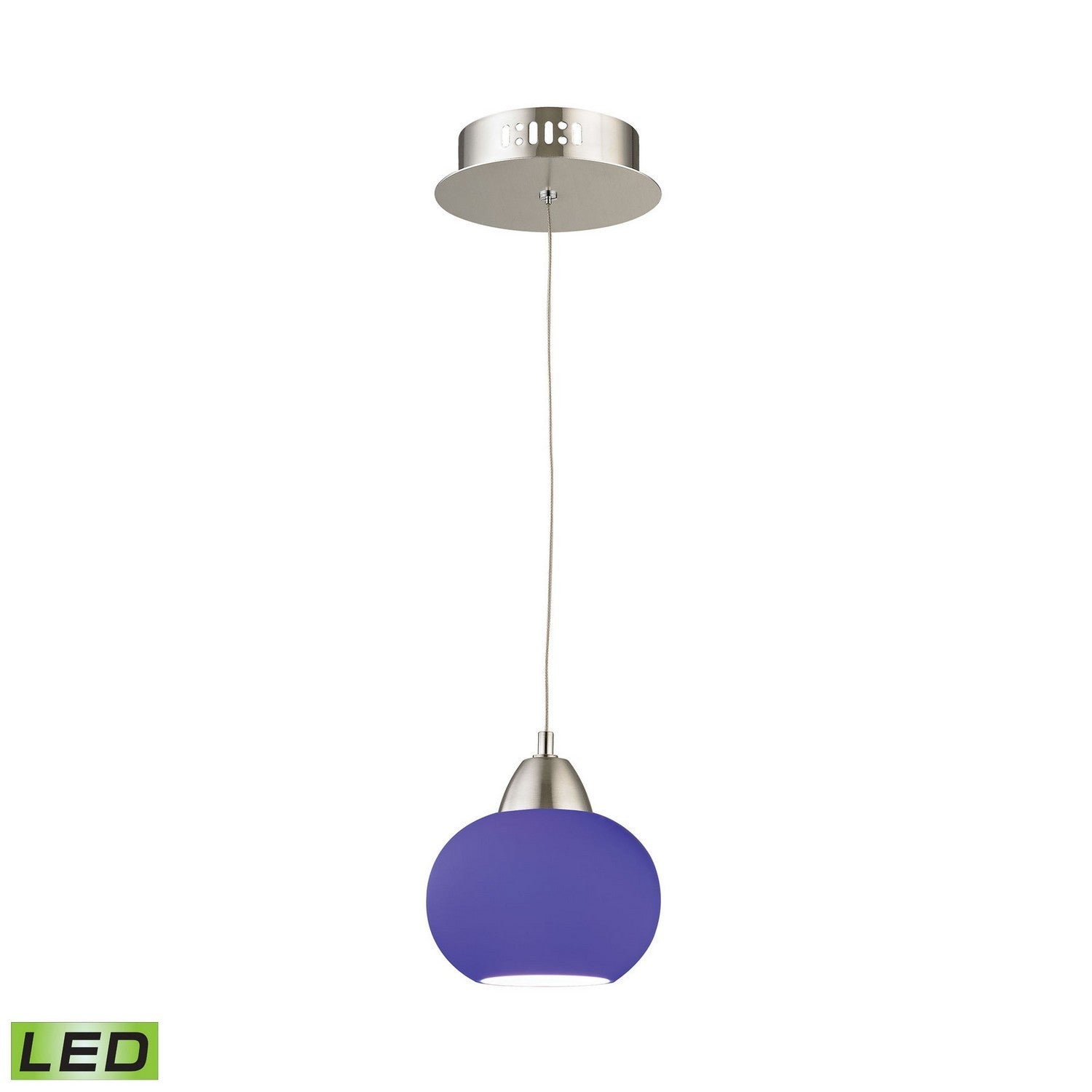 ELK Home - LCA401-7-16M - LED Mini Pendant - Ciotola - Satin Nickel