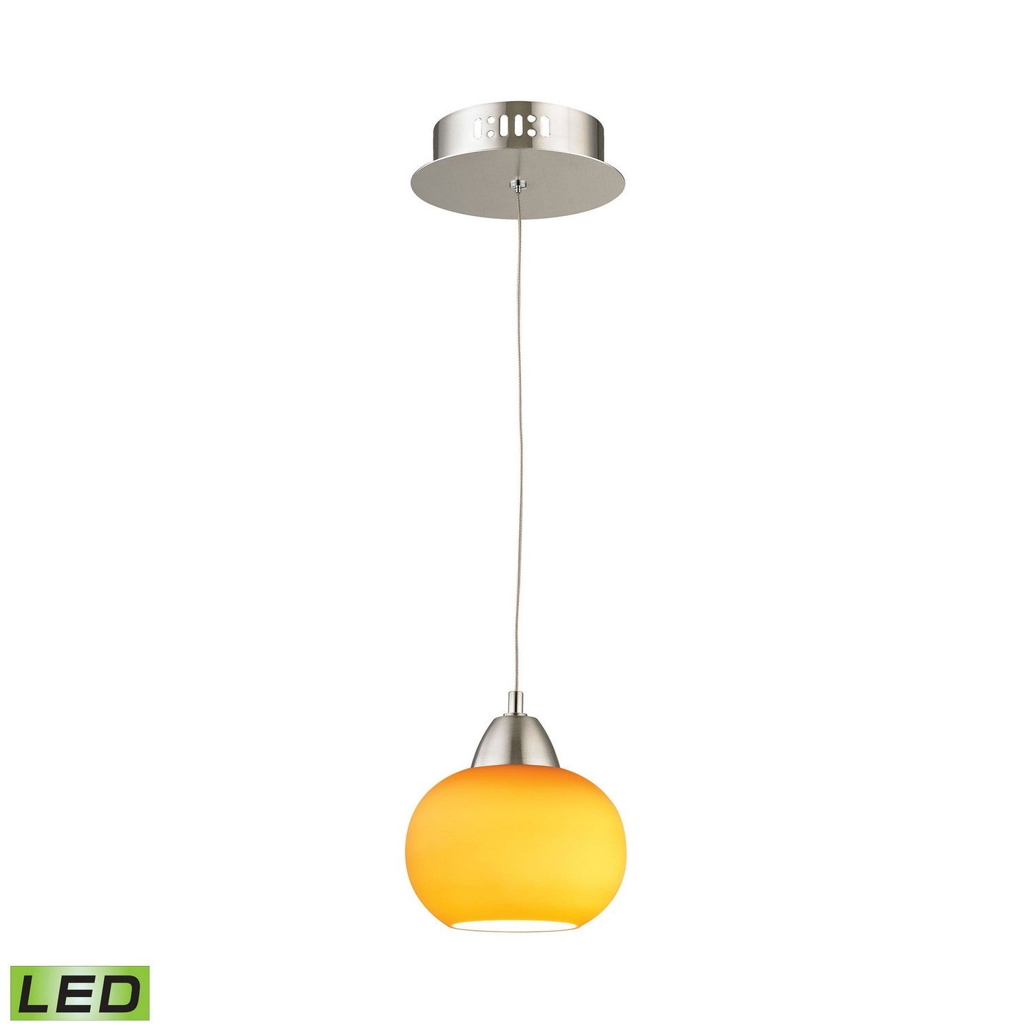 ELK Home - LCA401-8-16M - LED Mini Pendant - Ciotola - Satin Nickel