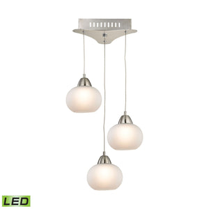 ELK Home - LCA403-10-16M - LED Mini Pendant - Ciotola - Satin Nickel