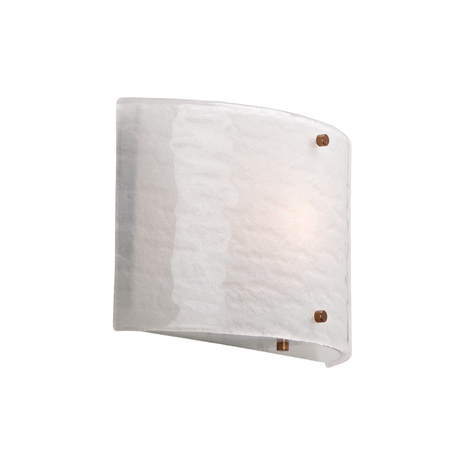 Hammerton Studio - CSB0044-0A-GB-SG-E2 - One Light Wall Sconce - Textured Glass - Gilded Brass