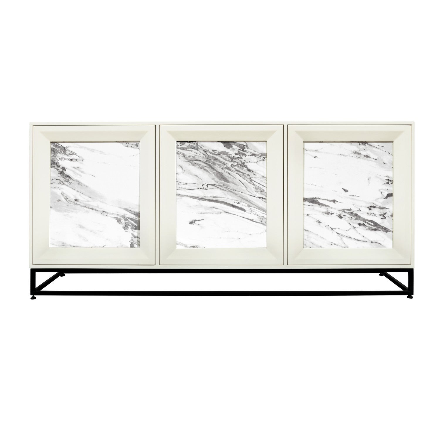 ELK Home - M0085-006 - Credenza - Matthews - Faux Marble