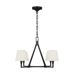 Visual Comfort Studio - CC1744AI - Four Light Chandelier - Perth - Aged Iron