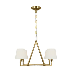 Visual Comfort Studio - CC1744BBS - Four Light Chandelier - Perth - Burnished Brass