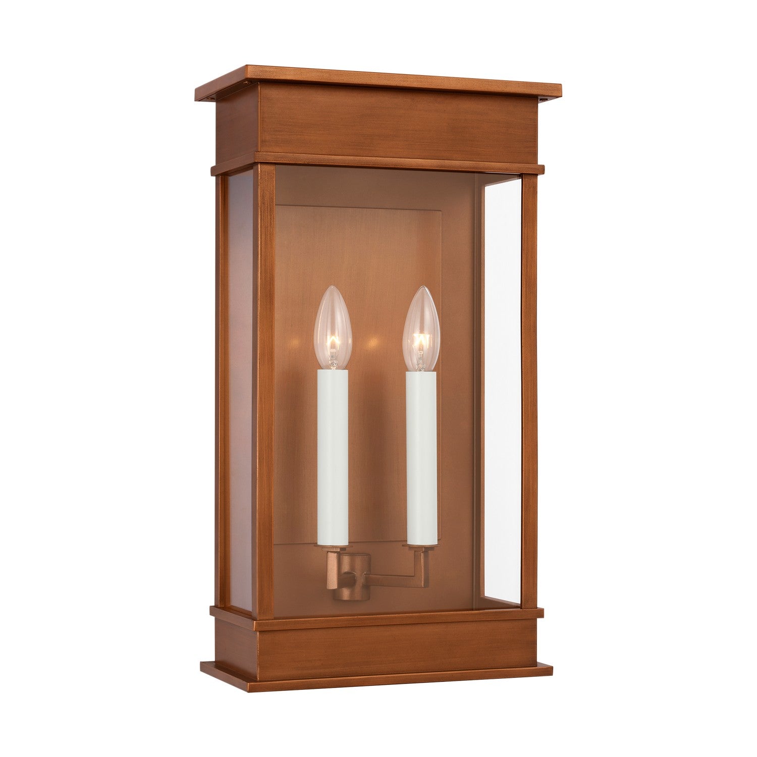 Visual Comfort Studio - CO1482NCP - Two Light Wall Lantern - Cupertino - Natural Copper