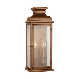 Visual Comfort Studio - OL11101NCP - Two Light Wall Lantern - Pediment - Natural Copper