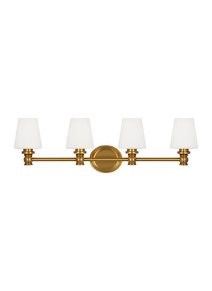 Visual Comfort Studio - VS22104BBS - Four Light Vanity - Xavierre - Burnished Brass