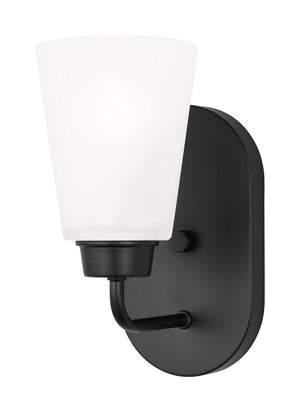 Generation Lighting. - 4115201EN3-112 - One Light Wall / Bath Sconce - Kerrville - Midnight Black