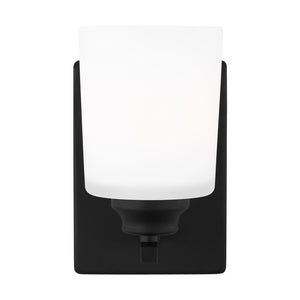 Generation Lighting. - 4120901-112 - One Light Wall / Bath Sconce - Vinton - Midnight Black