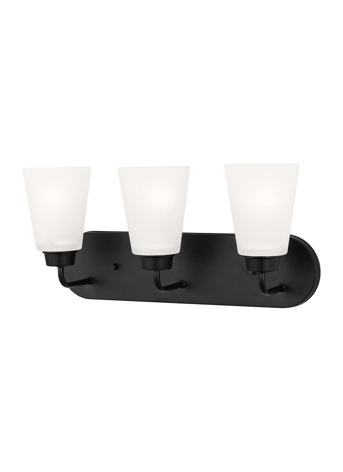 Generation Lighting. - 4415203EN3-112 - Three Light Wall / Bath - Kerrville - Midnight Black